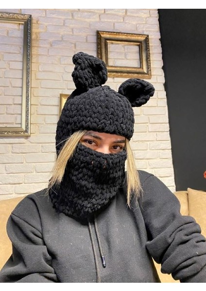 Balaclava / Kar Maskesi / Balaklava Kedi Kulak Bere