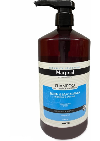 Biotin Macademia Şampuan 1000 ml x 4 Adet