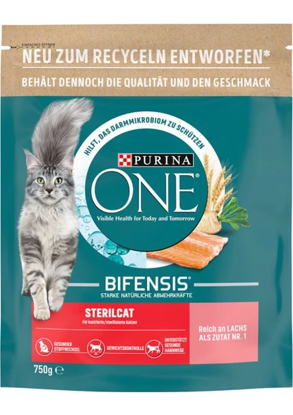 Purina One Somon ve Buğdaylı Kısırlaştırılmış Yetişkin Kedi Maması 800GR.