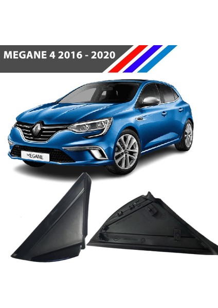 Megane 4 Kelebek Camı Üçgen Bakaliti Sol Taraf Siyah Renk Sürücü Tarafı