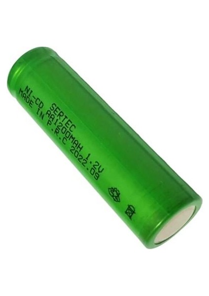 1.2VOLT 1200MAH Aa Ni-Cd Şarjlı Kalem Pil Başlıksız