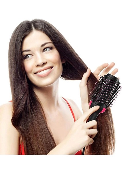 One Step Saç Şekillendirici ve Saç Düzleştirici Fön Tarağı Saç Kurutma Makinesi 1200W fırsatları