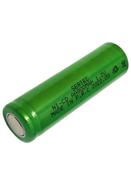 1.2VOLT 800MAH Aa Ni-Cd Şarjlı Kalem Pil Başlıksız - 1ADET