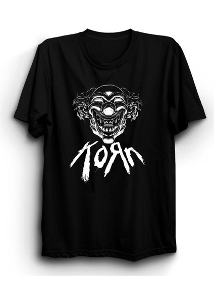 Korn, Clown, Palyaço, Rock Metal Grup Tişörtü