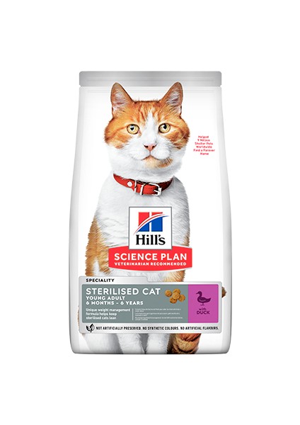 SCIENCE PLAN Sterilized Cat Young Adult kuru kedi maması 3 KG