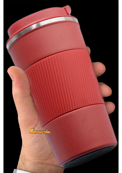 500 ml Kişiye Özel Siyah Termos Mug Kupa, Çay Kahve Kamp Termos, Çift Katmanlı Paslanmaz Çelik Araç Içi Termos fırsatları
