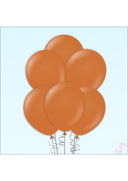 Karamel Kahve Pastel Balon, 30CM x 8 Adet