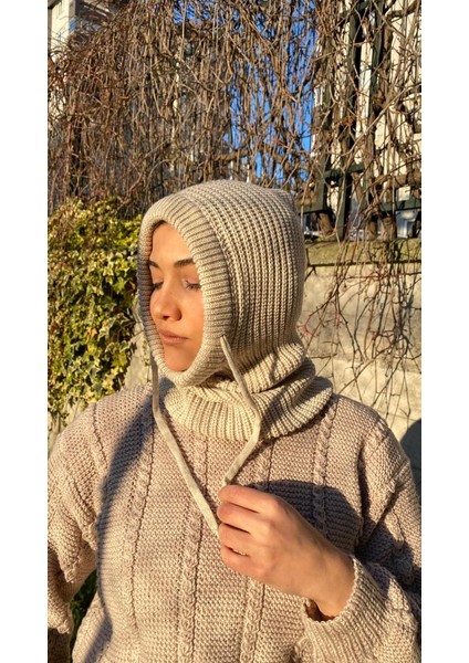 Triko Ipli Balaclava Unisex Tesettüre Uygun fırsatları