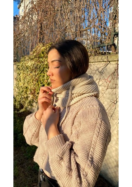 Triko Ipli Balaclava Unisex Tesettüre Uygun indirimleri