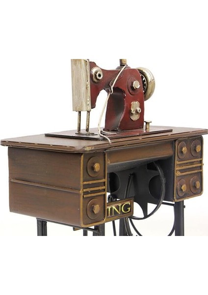 Dekoratif Metal Dikiş Makinesi Biblo Masaüstü Hediyelik modelleri