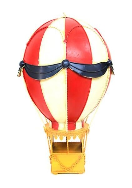 Dekoratif Metal Sıcak Hava Balonu Vintage Biblo Ev Ofis Hediyelik fiyatları