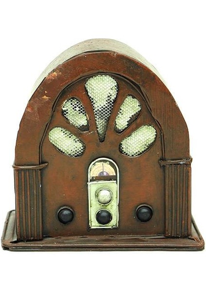 Radyo Kumbara Vintage El Yapımı Dekoratif Hediyelik