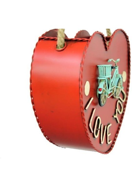 Dekoratif Metal Saksı Kalp Modeli Dekoratif Vintage Hediyelik indirimleri