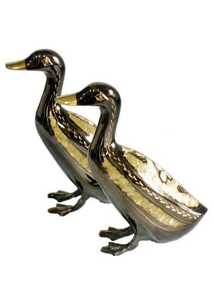 Ördek 2'li Set Biblo Dekoratif Hediyelik