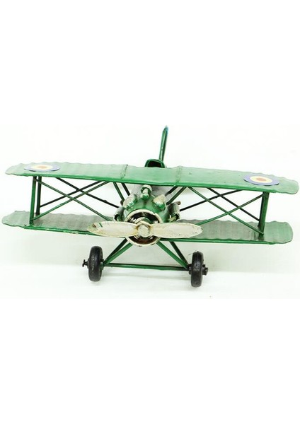 Dekoratif Metal Uçak Çift Kanatlı Dekoratif Biblo Hediyelik fırsatları