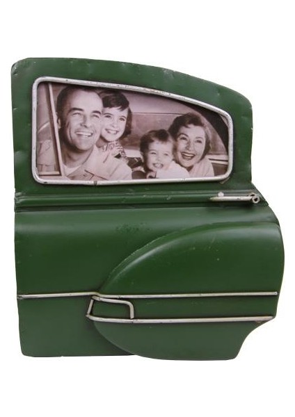 Dekoratif Metal Çerçeve Araba Kapısı Temalı Dekoratif Hediyelik