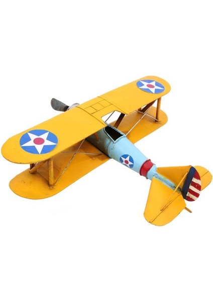 Dekoratif Metal Uçak Çift Kanatlı Biblo Dekoratif Hediyelik fiyatları