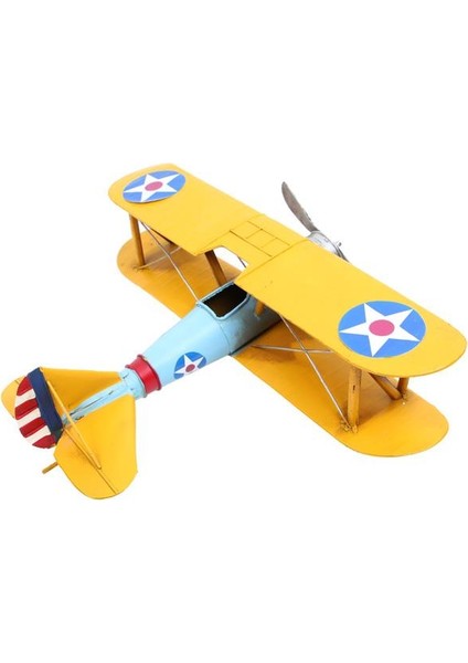Dekoratif Metal Uçak Çift Kanatlı Biblo Dekoratif Hediyelik indirimleri