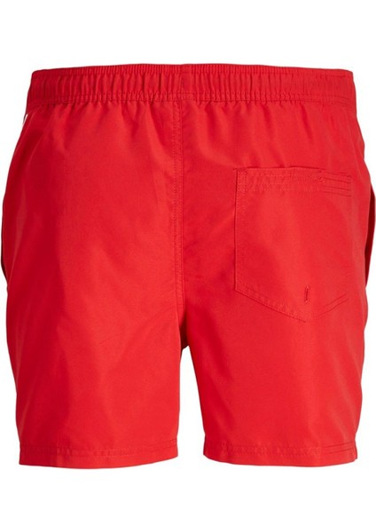 Jack & Jones Jpstfiji Jjswim Solid Sn Ly Kırmızı Erkek Deniz Şortu 12225961-Chine