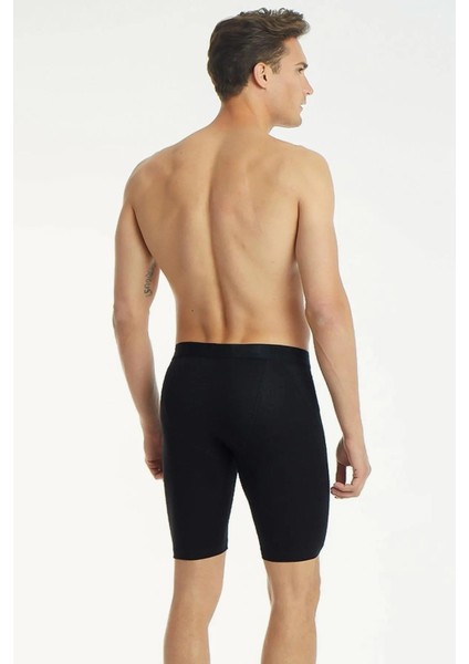 Erkek Likralı Uzun Boxer - 12 Adet fırsatları