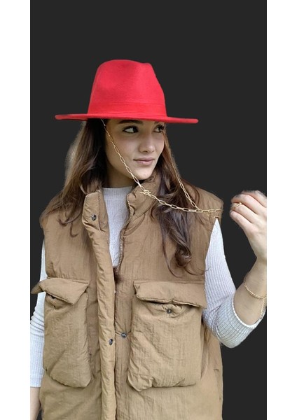 Iğneli Aksesuar Kovboy Keçe Şapka fiyatları