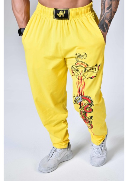 Şalvar Kesim Eşofman Altı Dragon Pantolon
