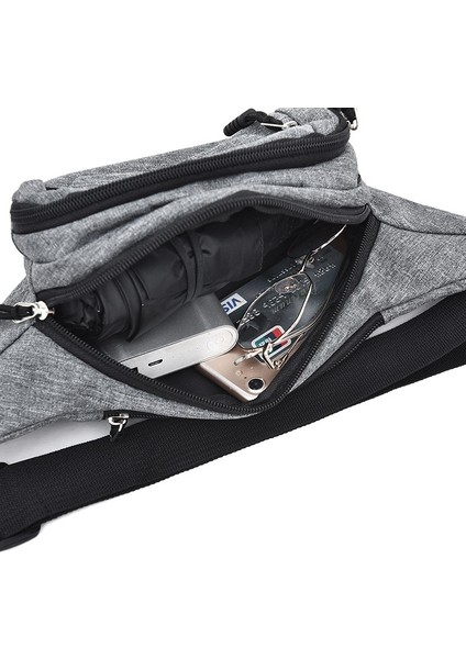 Bel Crossbody Spor Çanta Kırmızı (Yurt Dışından)