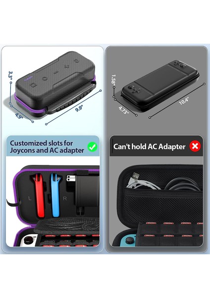 Nintendo Switch OLED Uyumlu Adaptör İçin Batching Çantası - Mavi (Yurt Dışından) indirimleri