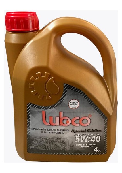 Tam Sentetik 5W40 4 Litre Motor Yağı ( Üretim Yılı: 2023)