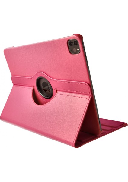 iPad Air 4 10.9 Kılıf 360 Tablet Deri Kılıf - Pembe