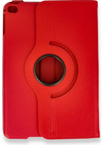 iPad Mini 5 Kılıf 360 Tablet Deri Kılıf - Kırmızı fiyatları