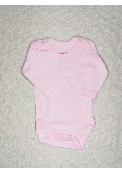 Bebek Uzun Kollu Çıtlçıtlı Badi 2'li Set 1-3-6-9 Ay