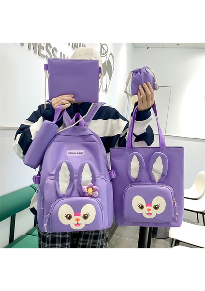 Tavşan Detaylı Çanta Seti-5 Parçalı Set (Yurt Dışından) fiyatları