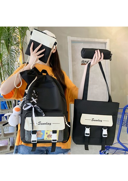 Tavşan Detaylı Çanta Seti-5 Parçalı Set (Yurt Dışından) fiyatları