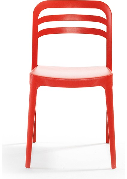 Aspen Bahçe Balkon Renkli Sandalye Kırmızı 6'lı Set fiyatları