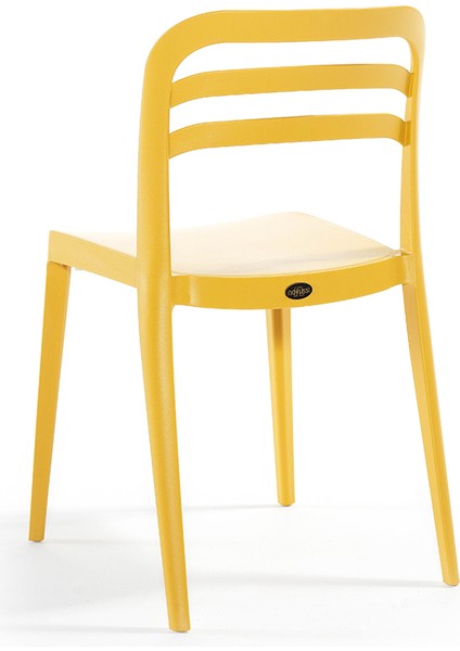 Aspen Bahçe Balkon Renkli Sandalye Hardal 6'lı Set fırsatları