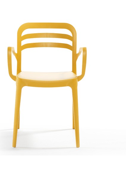 Aspendos Bahçe Balkon Renkli Koltuk Hardal 6'lı Set fırsatları