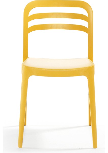 Aspen Bahçe Balkon Renkli Sandalye Hardal 6'lı Set indirimleri