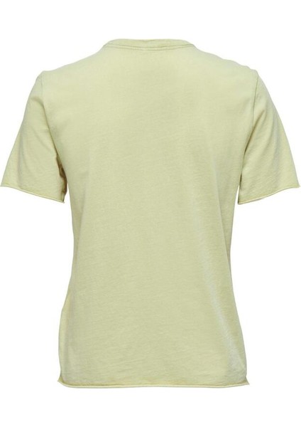 Oversize Kısa Kol Yuvarlak Yaka Minimalist Kadın T-Shirt - Günlük Stil fiyatları