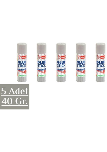 40 gr Glue Stick Yapıştırıcı 5 Adet