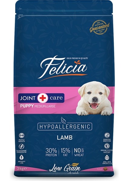 3 kg Yavru Kuzulu M/large Az Tahıllı Breed Hypoallergenic Köpek Maması