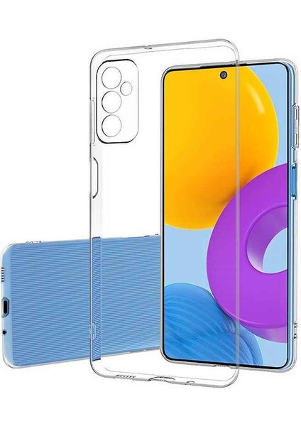 Samsung Galaxy M23 Kamera Korumalı Şeffaf Yumuşak Silikon Kılıf