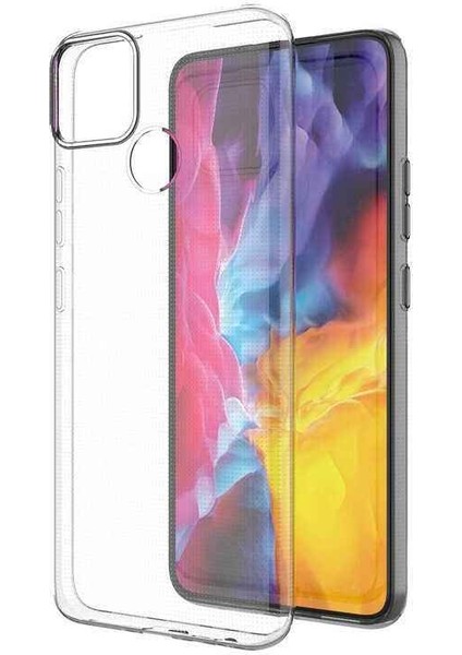 Realme C25 Kamera Korumalı Şeffaf Yumuşak Silikon Kılıf
