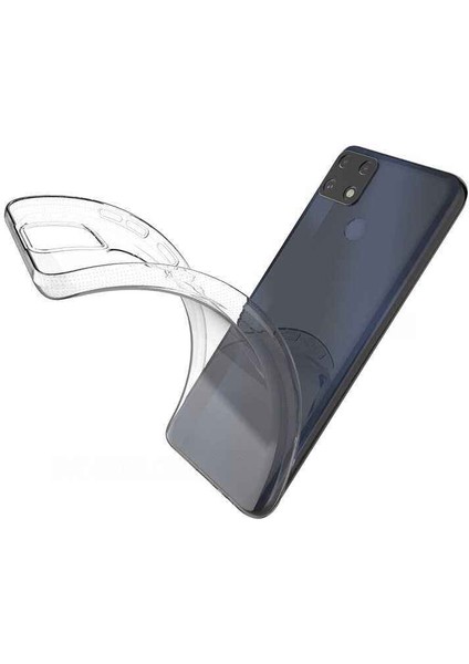 Realme C25 Kamera Korumalı Şeffaf Yumuşak Silikon Kılıf