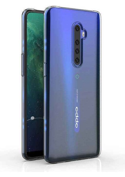 Oppo Reno 2z Kamera Korumalı Şeffaf Yumuşak Silikon Kılıf