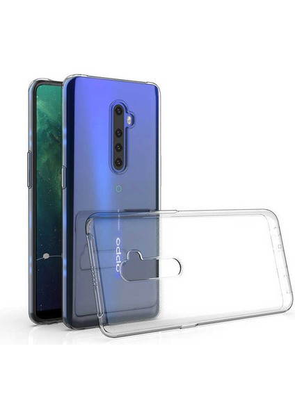 Oppo Reno 2z Kamera Korumalı Şeffaf Yumuşak Silikon Kılıf