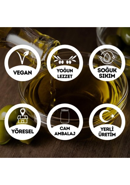 Soğuk Sıkım Natürel Sızma Zeytinyağı Cam Şişe (Yeni Sezon) - 1 Litre fiyatları