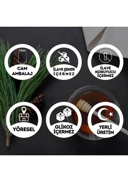 Çam Balı Cam Kavanoz Milas Süzme Çam Balı 650 gr (Ham Salgı Balı) fiyatları