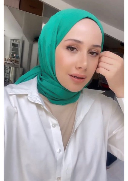 Feyza Hakyemez Bambu Kraş Şal - Benetton Yeşili fiyatları
