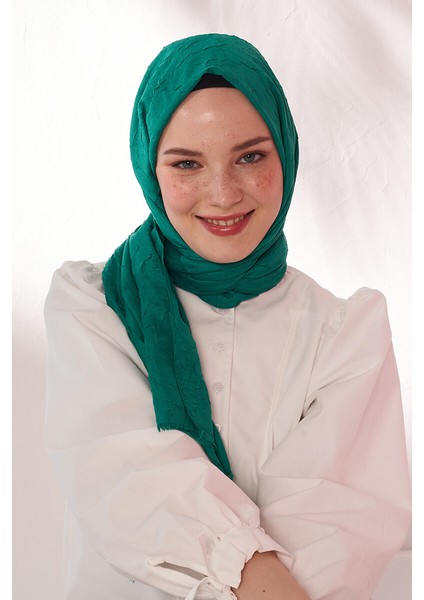 Feyza Hakyemez Bambu Kraş Şal - Benetton Yeşili modelleri
